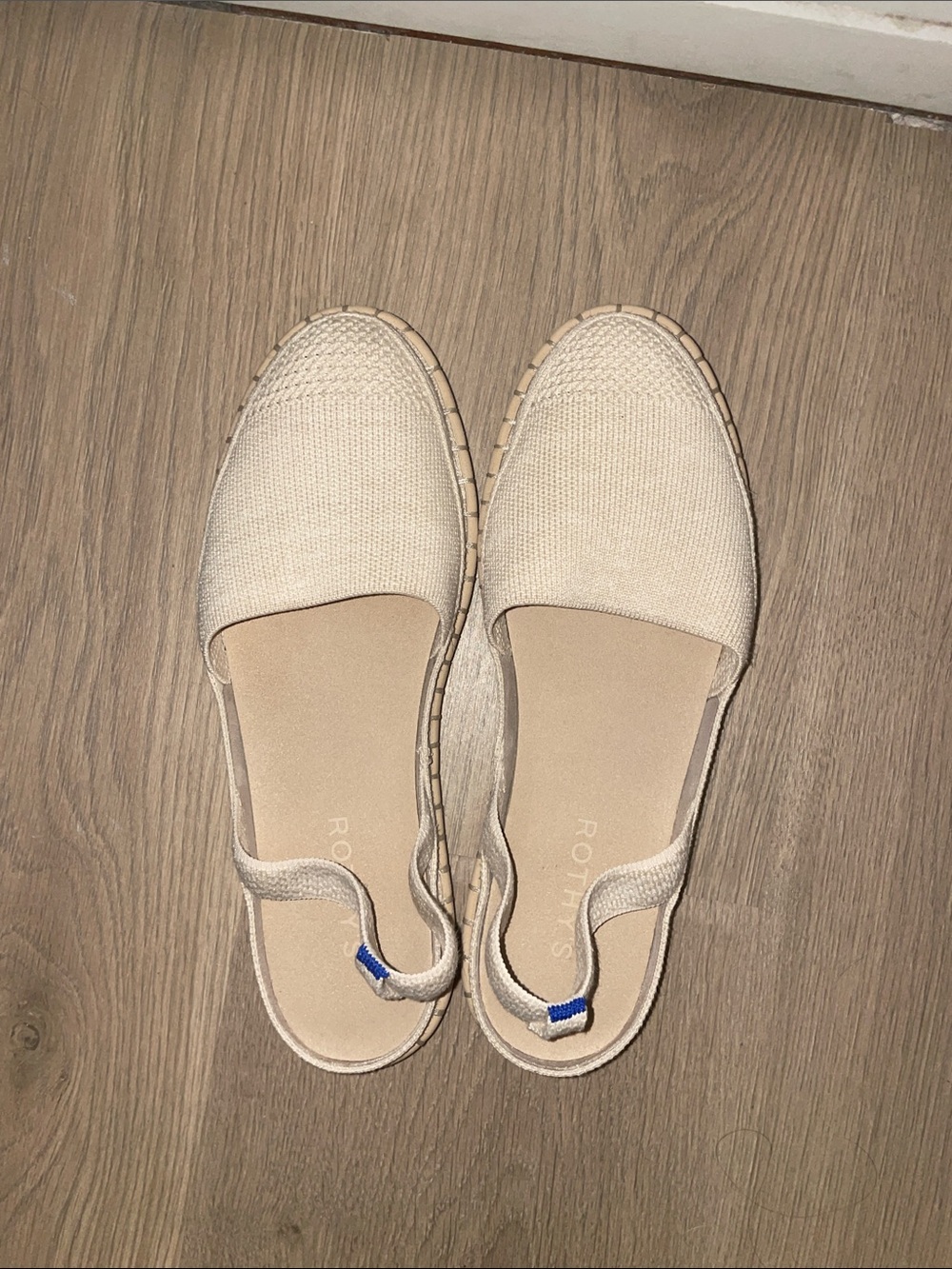 Rothy’s D’Orsay Espadrille in Seashell